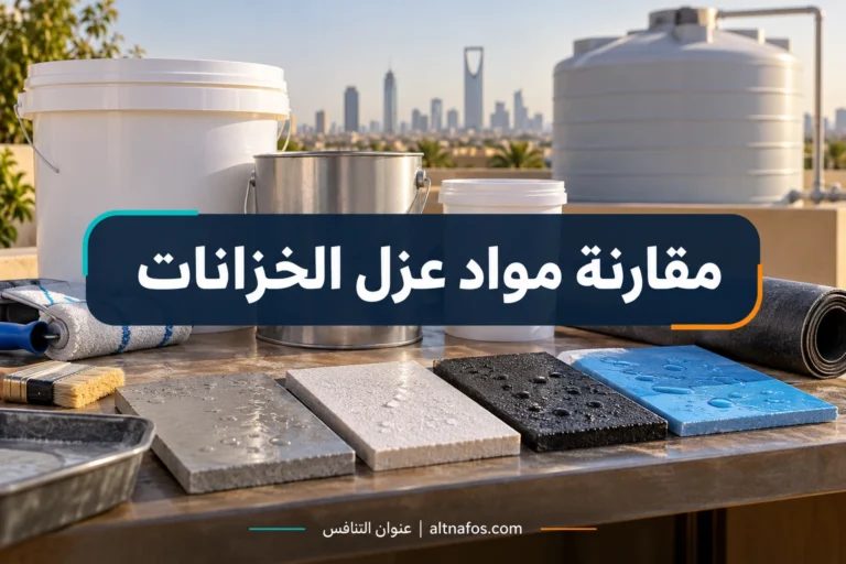 صورة توضيحية لموضوع كيف تقارن مواصفات مواد عزل الخزانات